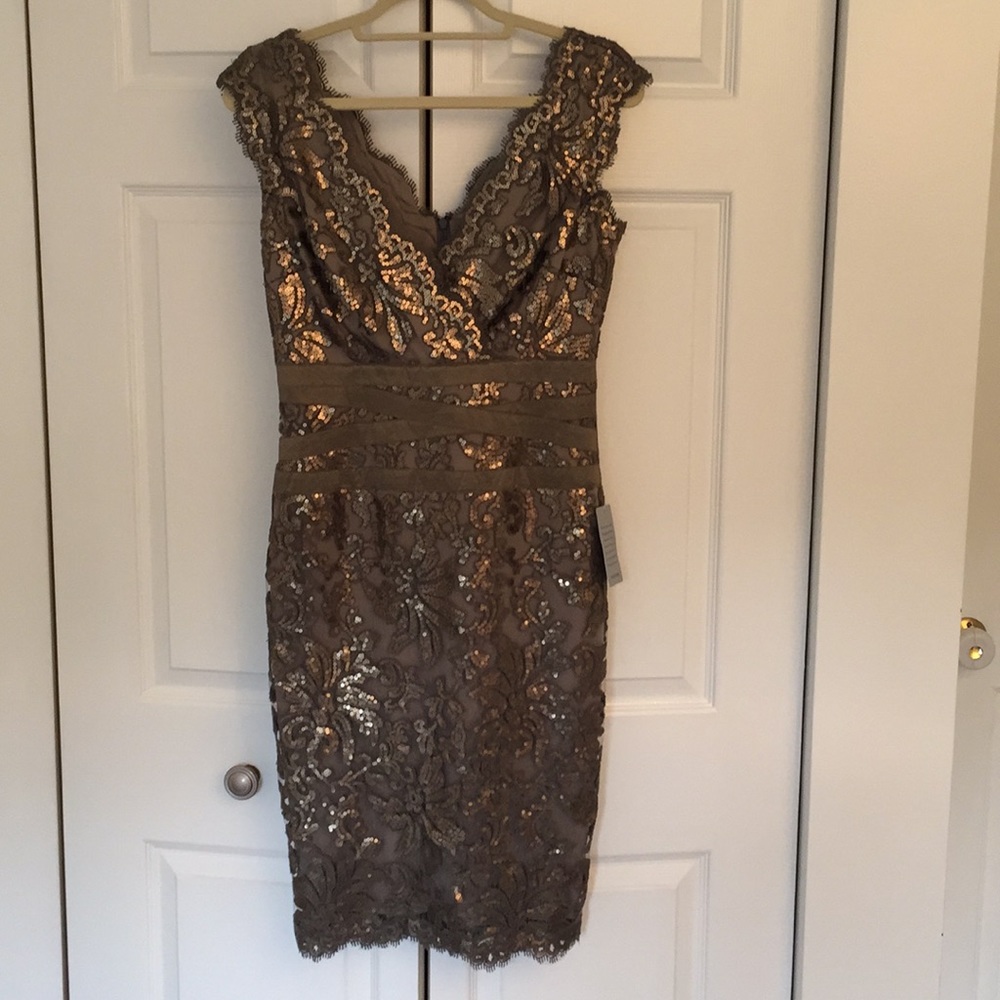 Tadashi Shoji Embellished Cocktail Dress-NWT!